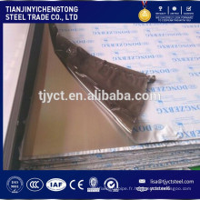 Film PVC protégé 1mm 304 en acier inoxydable